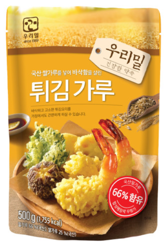(주)우리밀, 튀김가루 500g - 한봉두봉