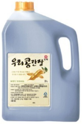 한국우리밀농협, 우리밀 우리콩 간장 3리터 - 함께 살 수 있는 것, 추가구성상품 확인!